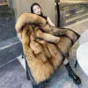 وتغلّب فصيلة الشتوية الخاصة على قطع عشب الفراء الطويل من معطف فروة القبة الداخلية details Picture